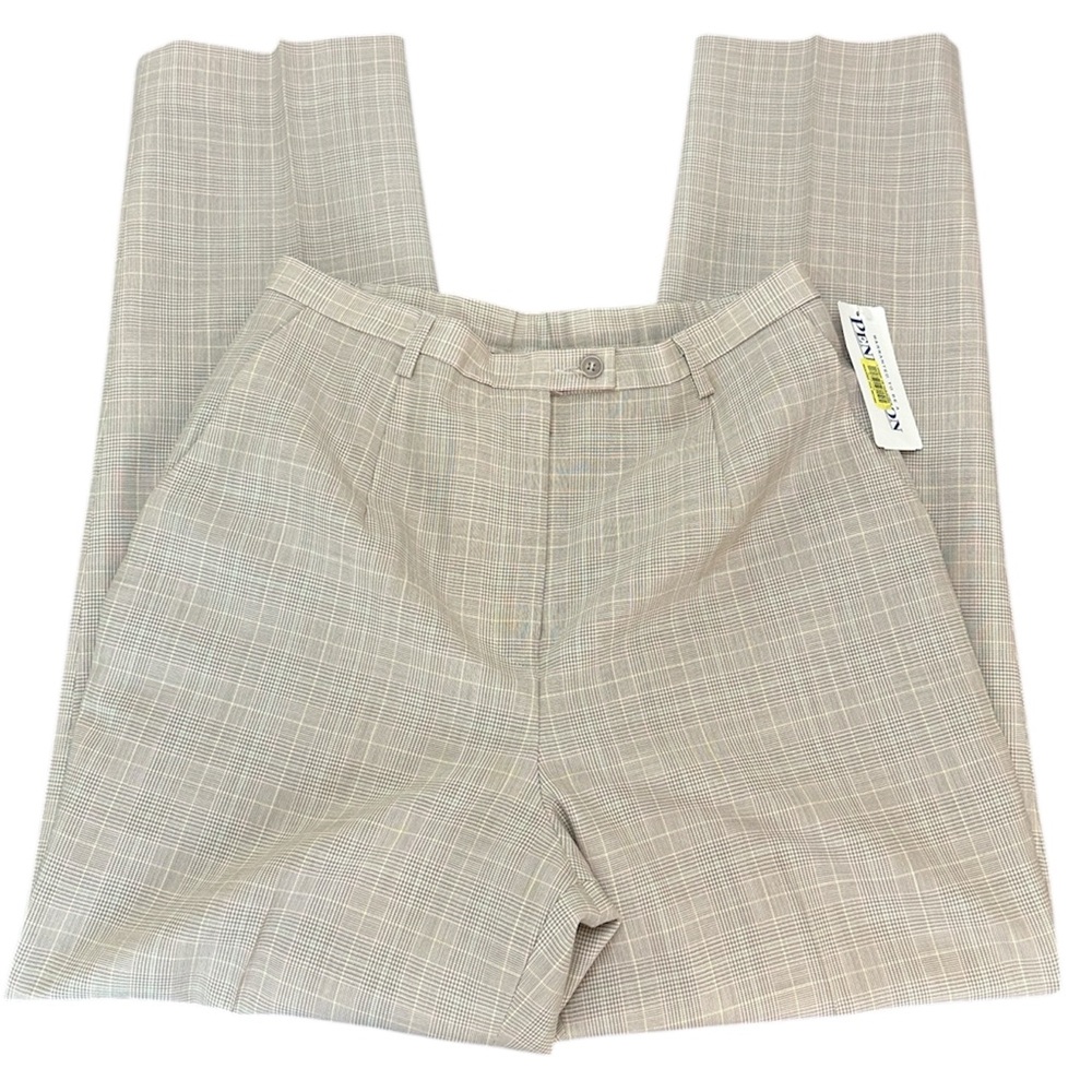 Pendleton 100% Virgin Wool Pleated High Waisted Pants 12 Classic Timeless Office